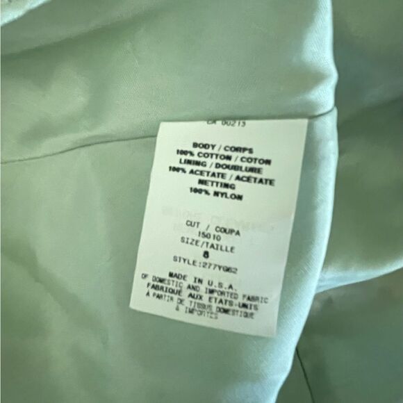 ABS Allen Schwartz a-line floral knee length fully line w tulle skirt sz 8 - Picture 4 of 10